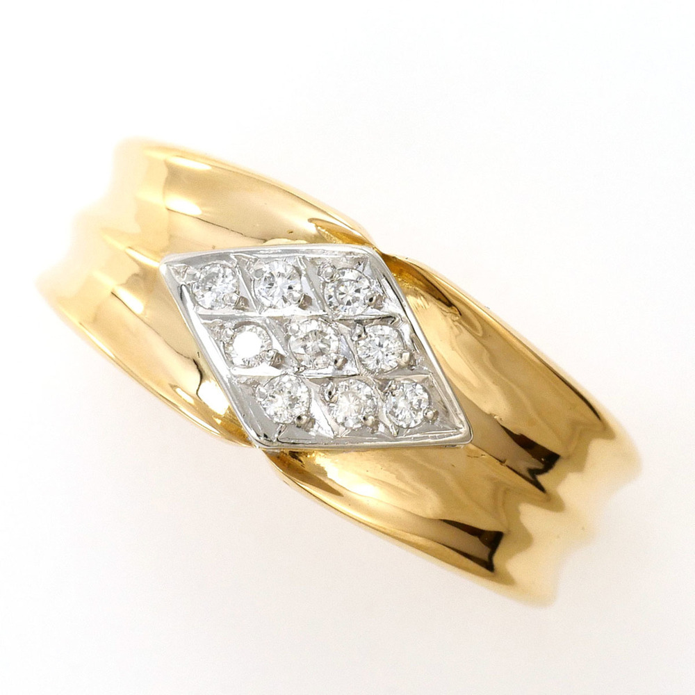 VINTAGE 18k Gold Diamond Ring